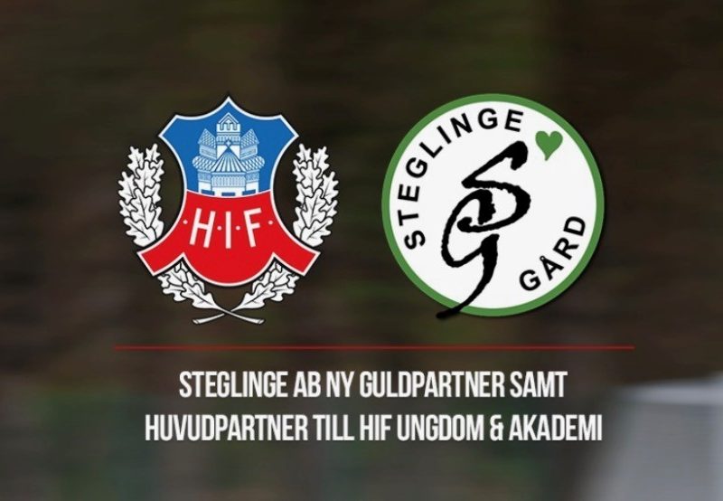 Steglinge is the new main partner of HIF Youth &amp; Academy